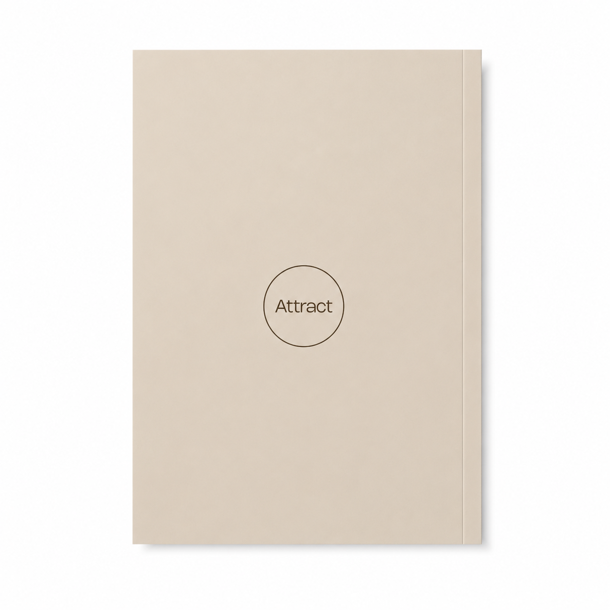 Attract Daily Affirmation Journal Back Cover 