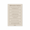 Affirmation Sticker Sheet