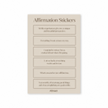 Affirmation Sticker Sheet